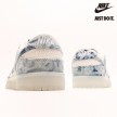 Stussy X Nike By You Dunk Low Retro SP White Denim Blue JH8039-937