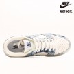 Stussy X Nike By You Dunk Low Retro SP White Denim Blue JH8039-937