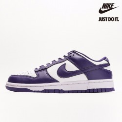 Nike Dunk Low 'Championship Purple' White/Court Purple Skate