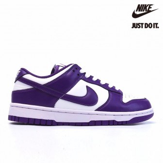 Nike Dunk Low 'Championship Purple' White/Court Purple Skate