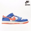 Nike Dunk Low Scrap 'Knicks' White Blue Orange-DM0128-100