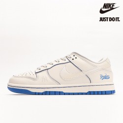 Nike SB Dunk Low MLB Pearlescent White Navy Blue