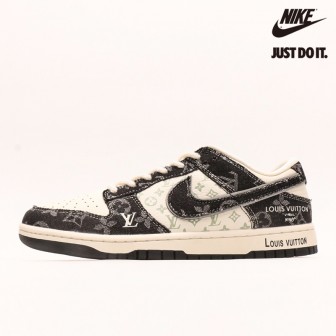 Nike Dunk Low LV White Black