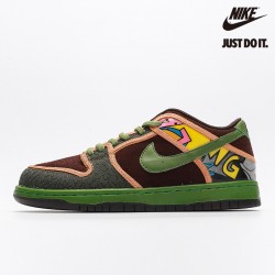 Nike Dunk Low Premium Dls SB Quickstrike 'De La Soul' Altitude Brown Green