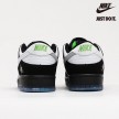 Jeff Staple x Nike Dunk Low Pro SB 'Panda Pigeon' Black/White-Green - BV1310-013
