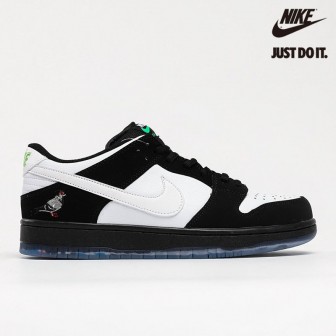 Jeff Staple x Nike Dunk Low Pro SB 'Panda Pigeon' Black/White-Green
