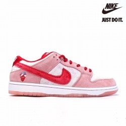 StrangeLove x Nike Dunk Low SB 'Valentine's Day' Bright Melon Gym Red-Med Soft Pink