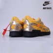 Nike Air Rubber Dunk X Off-White 'University Gold'