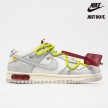 Off-White x Nike Dunk Low 'Lot 08 of 50' White Neutral Grey-DM1602-106