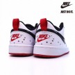 Nike Court Borough Low 2 SE GS 'White Very Berry'-DM0110-100