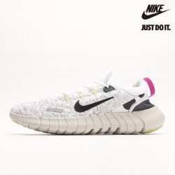 Nike Free Run 5.0 'Polka Dots' White Light Silver Faded Spruce Black