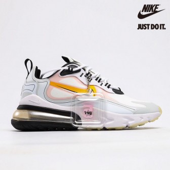 Nike Air Max 270 React LX Spruce Aura Light Soft Pink Pale Ivory Amber Rise