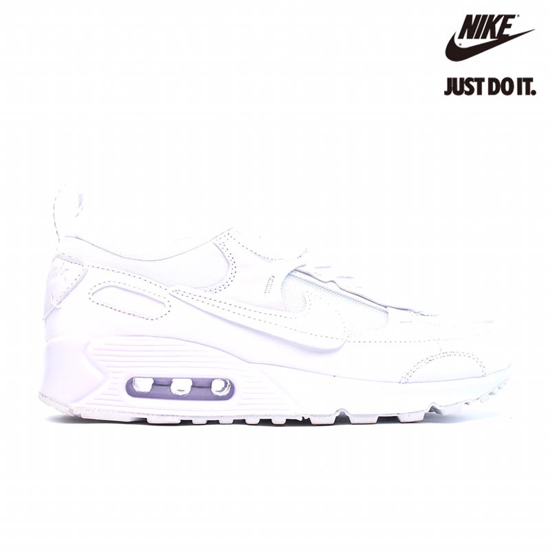 Nike Air Max 90 Futura 'Triple White'-DM9922-101