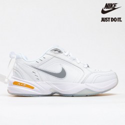 Nike Air Monarch IV 'Snow Day' Chunky White/Total Orange-Metallic Silver